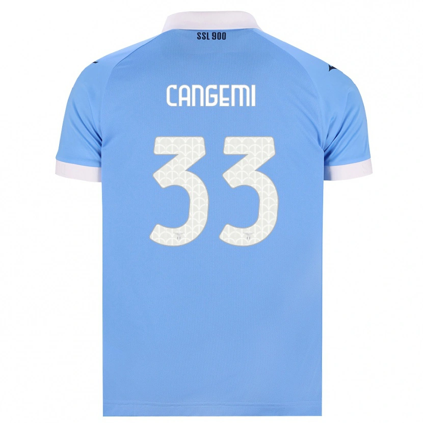 Danxen Mænd Emanuele Cangemi #33 Himmelblå Sort Hvid Hjemmebane Spillertrøjer 2026/27 Trøje T-Shirt