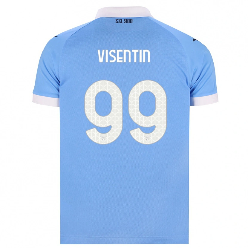 Danxen Mænd Noemi Visentin #99 Himmelblå Sort Hvid Hjemmebane Spillertrøjer 2026/27 Trøje T-Shirt