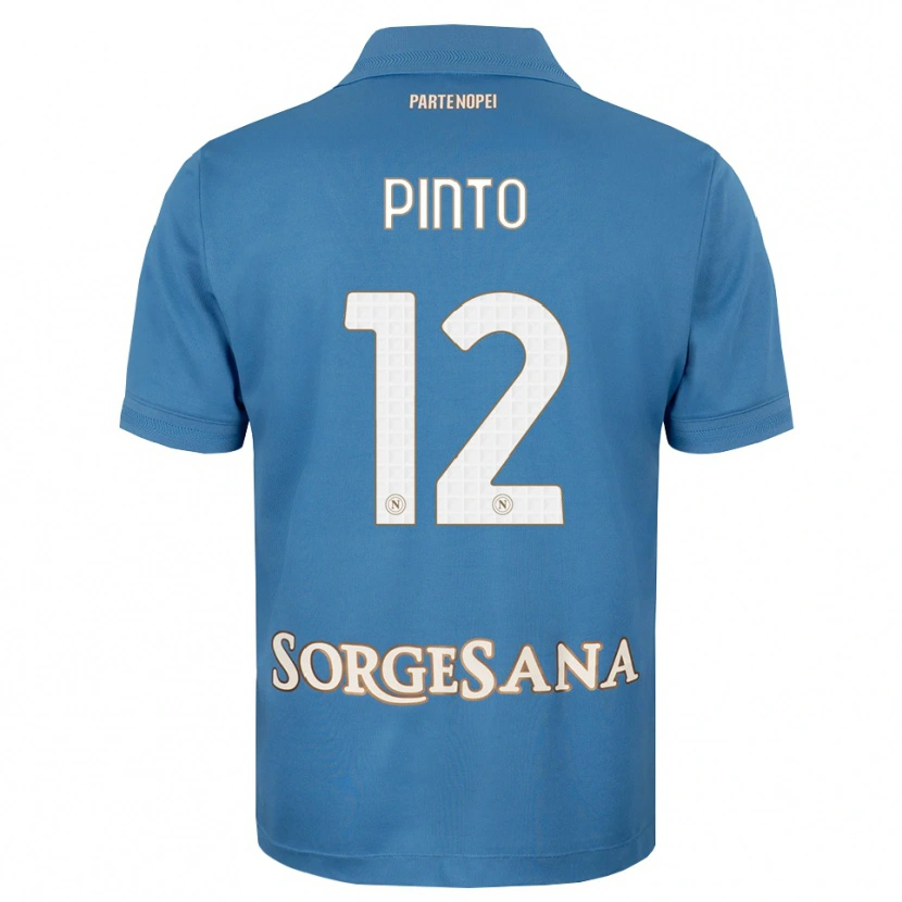 Danxen Mænd Ciro Pinto #12 Tågeblå Hvid Hjemmebane Spillertrøjer 2026/27 Trøje T-Shirt