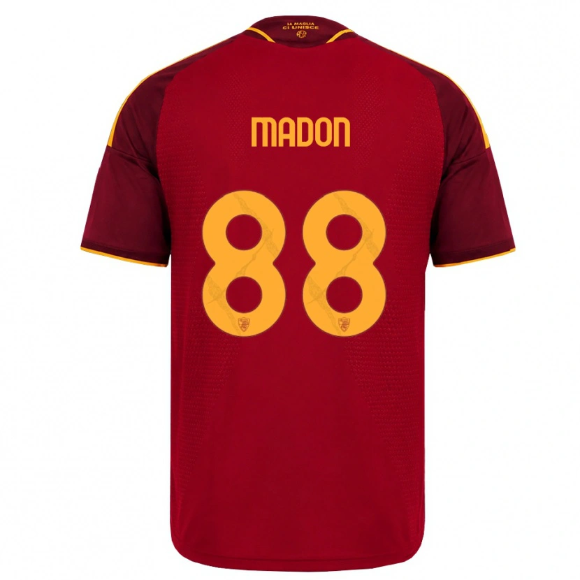 Danxen Mænd Maja Madon #88 Rød Gylden Gul Hjemmebane Spillertrøjer 2026/27 Trøje T-Shirt