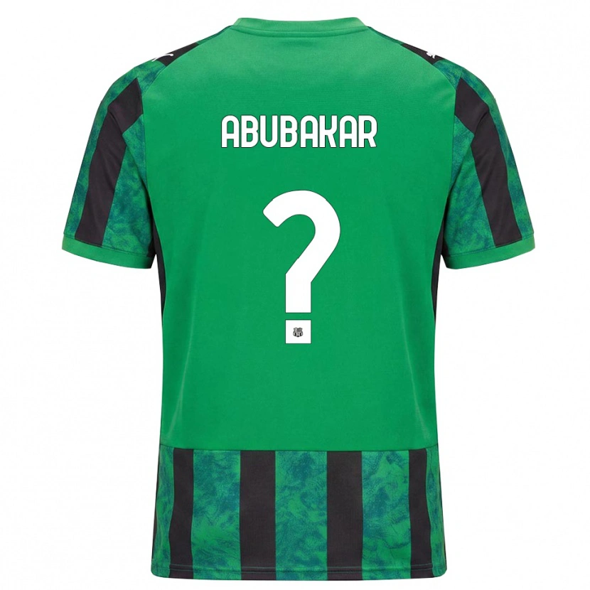 Danxen Mænd Salim Abubakar #0 Grøn Sort Hvid Hjemmebane Spillertrøjer 2026/27 Trøje T-Shirt