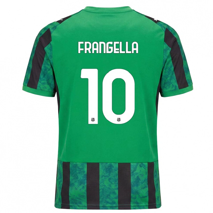 Danxen Mænd Christian Frangella #10 Grøn Sort Hvid Hjemmebane Spillertrøjer 2026/27 Trøje T-Shirt