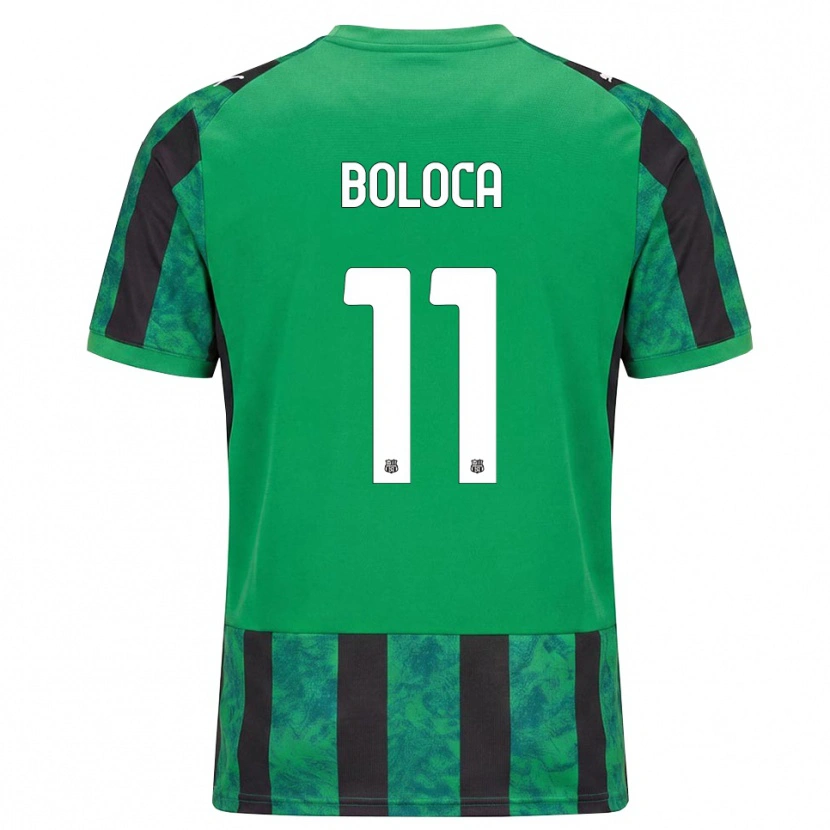 Danxen Mænd Daniel Boloca #11 Grøn Sort Hvid Hjemmebane Spillertrøjer 2026/27 Trøje T-Shirt