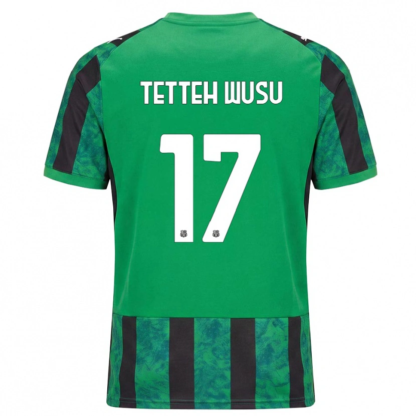 Danxen Mænd Mattias Tetteh Wusu #17 Grøn Sort Hvid Hjemmebane Spillertrøjer 2026/27 Trøje T-Shirt