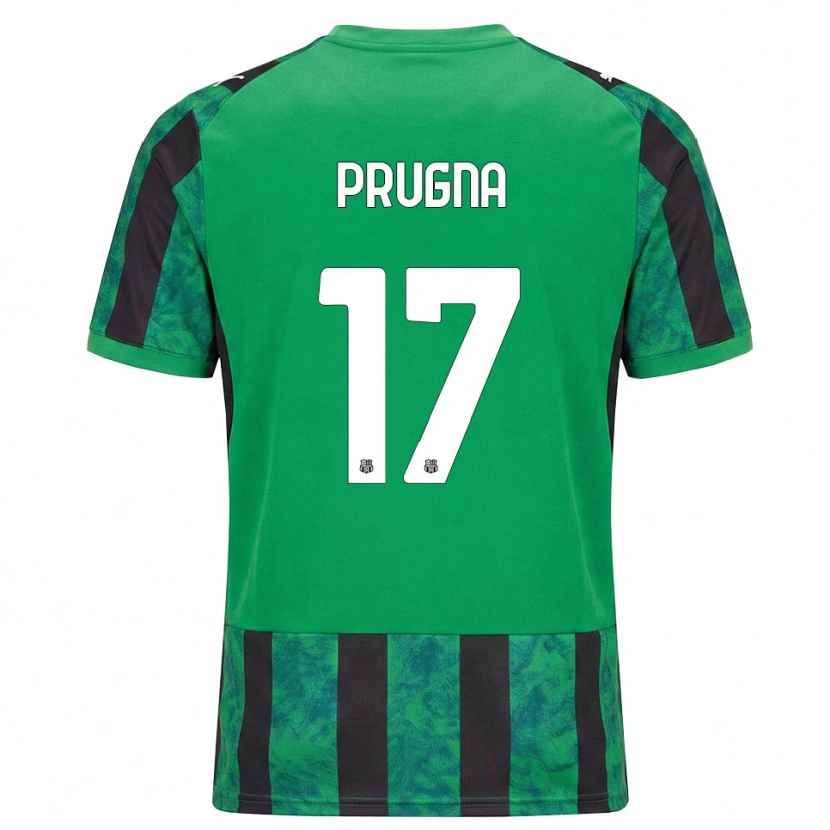 Danxen Mænd Cecilia Prugna #17 Grøn Sort Hvid Hjemmebane Spillertrøjer 2026/27 Trøje T-Shirt