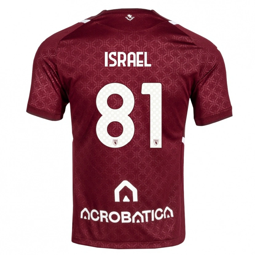 Danxen Mænd Franco Israel #81 Bordeaux Hvid Hjemmebane Spillertrøjer 2026/27 Trøje T-Shirt
