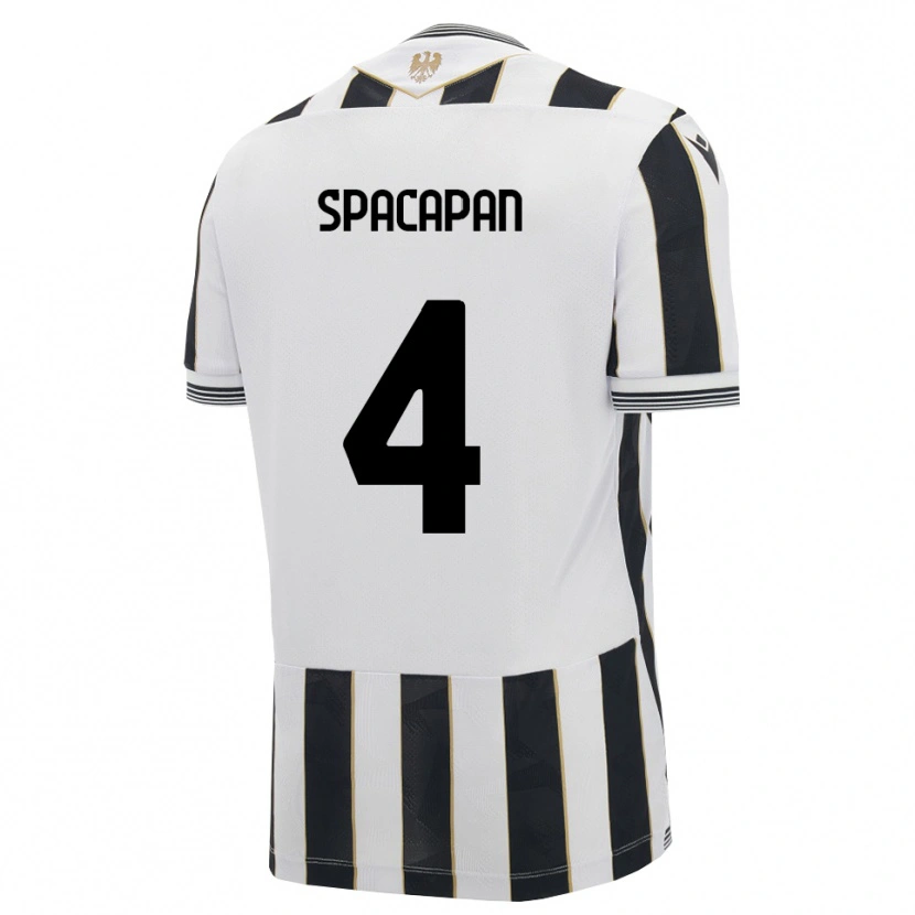 Danxen Mænd Luka Spacapan #4 Sort Hvid Pink Hjemmebane Spillertrøjer 2026/27 Trøje T-Shirt