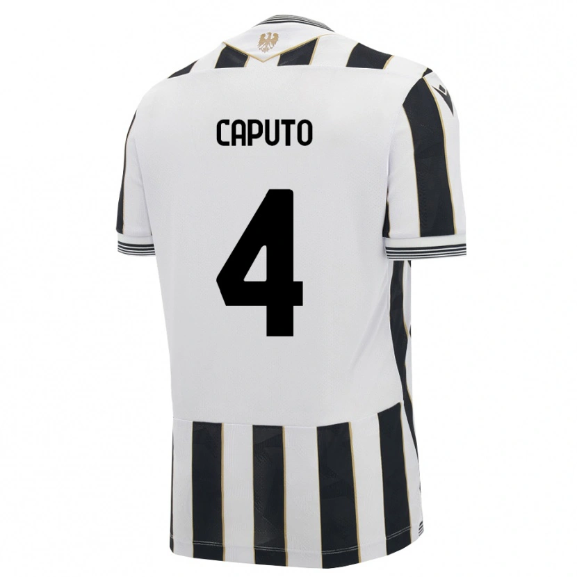 Danxen Mænd Luigi Caputo #4 Sort Hvid Pink Hjemmebane Spillertrøjer 2026/27 Trøje T-Shirt