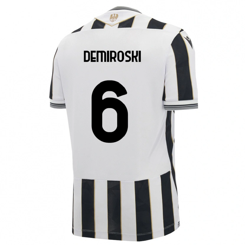Danxen Mænd Shenol Demiroski #6 Sort Hvid Pink Hjemmebane Spillertrøjer 2026/27 Trøje T-Shirt