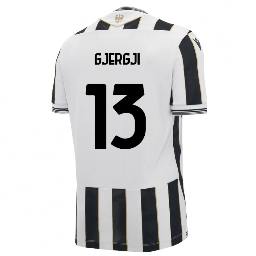 Danxen Mænd Alessio Gjergji #13 Sort Hvid Pink Hjemmebane Spillertrøjer 2026/27 Trøje T-Shirt