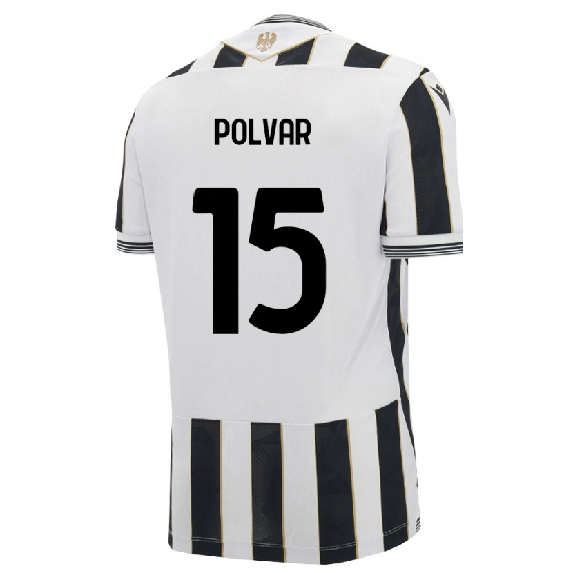Danxen Mænd Francesco Polvar #15 Sort Hvid Pink Hjemmebane Spillertrøjer 2026/27 Trøje T-Shirt