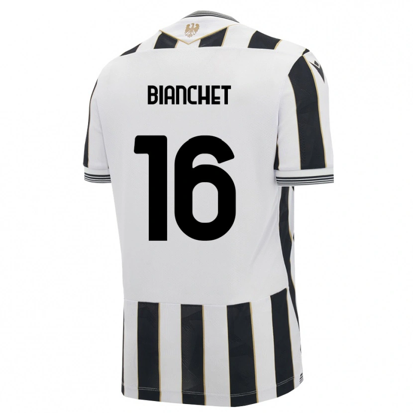Danxen Mænd Alessandro Bianchet #16 Sort Hvid Pink Hjemmebane Spillertrøjer 2026/27 Trøje T-Shirt