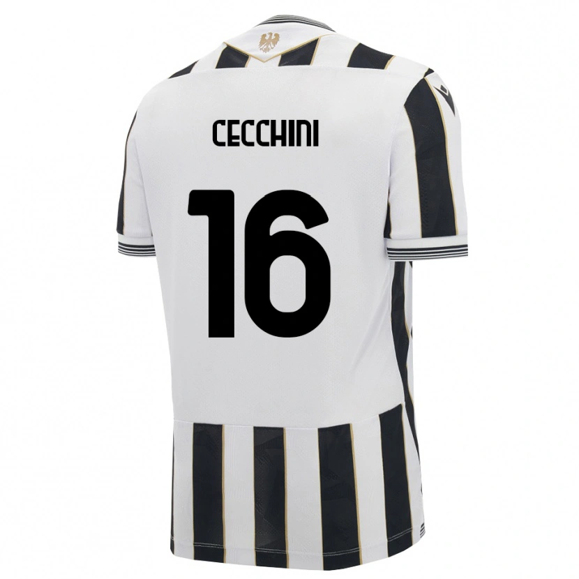 Danxen Mænd Giorgio Cecchini #16 Sort Hvid Pink Hjemmebane Spillertrøjer 2026/27 Trøje T-Shirt