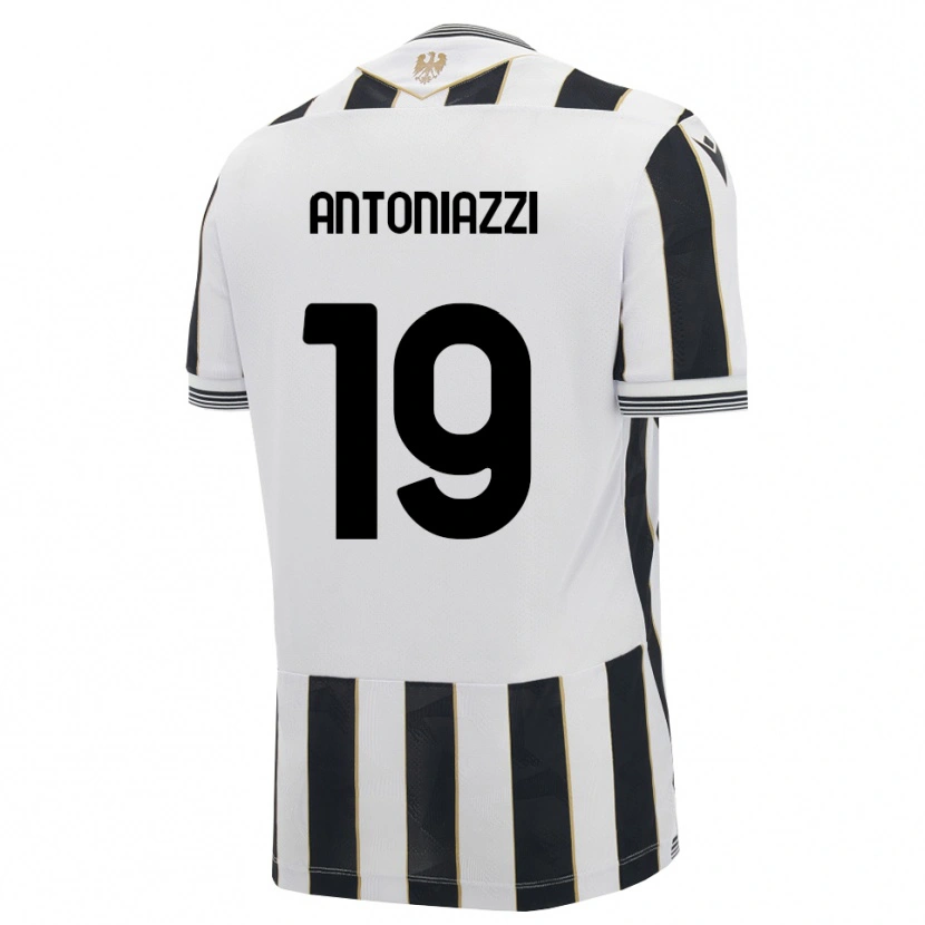 Danxen Mænd Samuele Antoniazzi #19 Sort Hvid Pink Hjemmebane Spillertrøjer 2026/27 Trøje T-Shirt