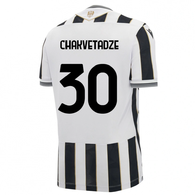 Danxen Mænd Giorgi Chakvetadze #30 Sort Hvid Pink Hjemmebane Spillertrøjer 2026/27 Trøje T-Shirt