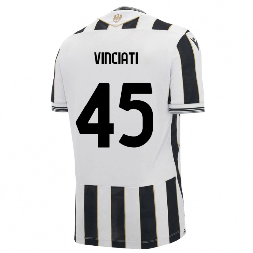 Danxen Mænd Giulio Vinciati #45 Sort Hvid Pink Hjemmebane Spillertrøjer 2026/27 Trøje T-Shirt
