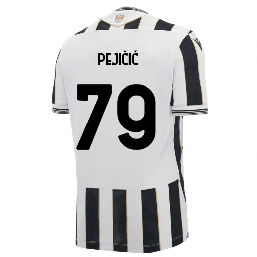 Danxen Mænd David Pejičić #79 Sort Hvid Pink Hjemmebane Spillertrøjer 2026/27 Trøje T-Shirt