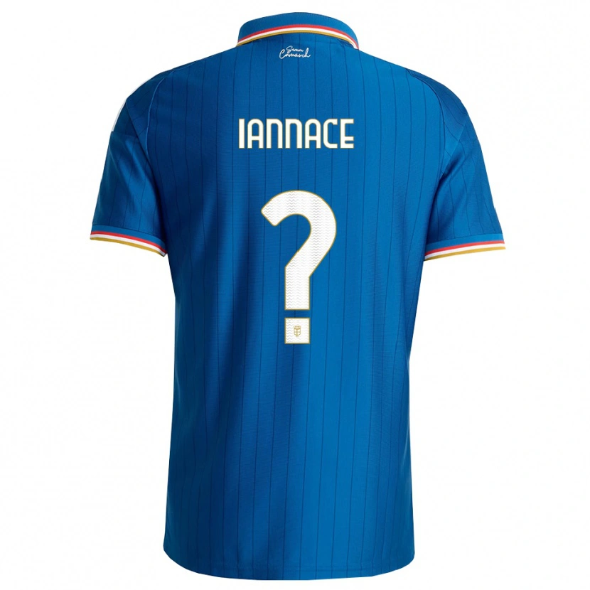 Danxen Mænd Mattia Iannace #0 Blå Hvid Rød Hjemmebane Spillertrøjer 2026/27 Trøje T-Shirt