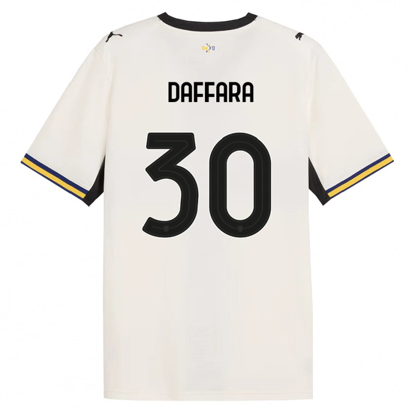 Danxen Mænd Giovanni Daffara #30 Off-White Sort Gul Hjemmebane Spillertrøjer 2026/27 Trøje T-Shirt