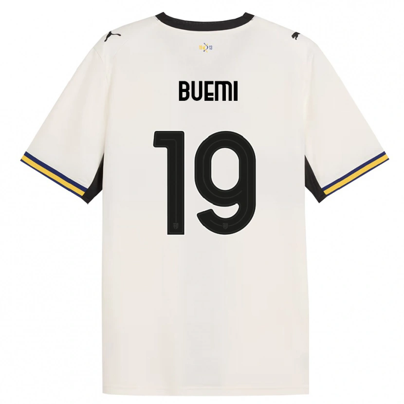 Danxen Mænd Federico Buemi #19 Off-White Sort Gul Hjemmebane Spillertrøjer 2026/27 Trøje T-Shirt