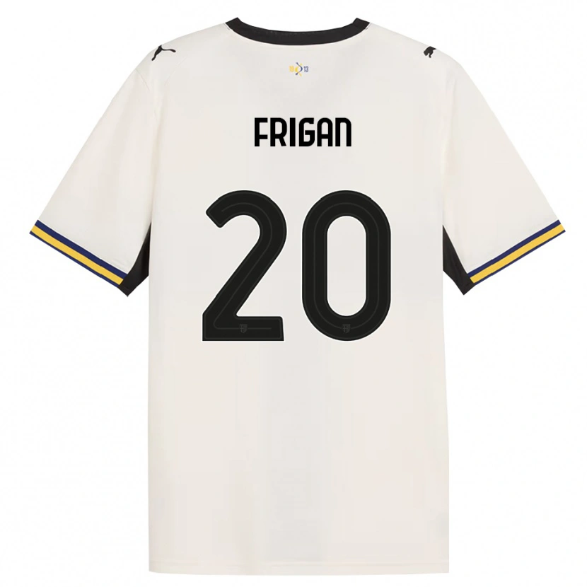 Danxen Mænd Matija Frigan #20 Off-White Sort Gul Hjemmebane Spillertrøjer 2026/27 Trøje T-Shirt