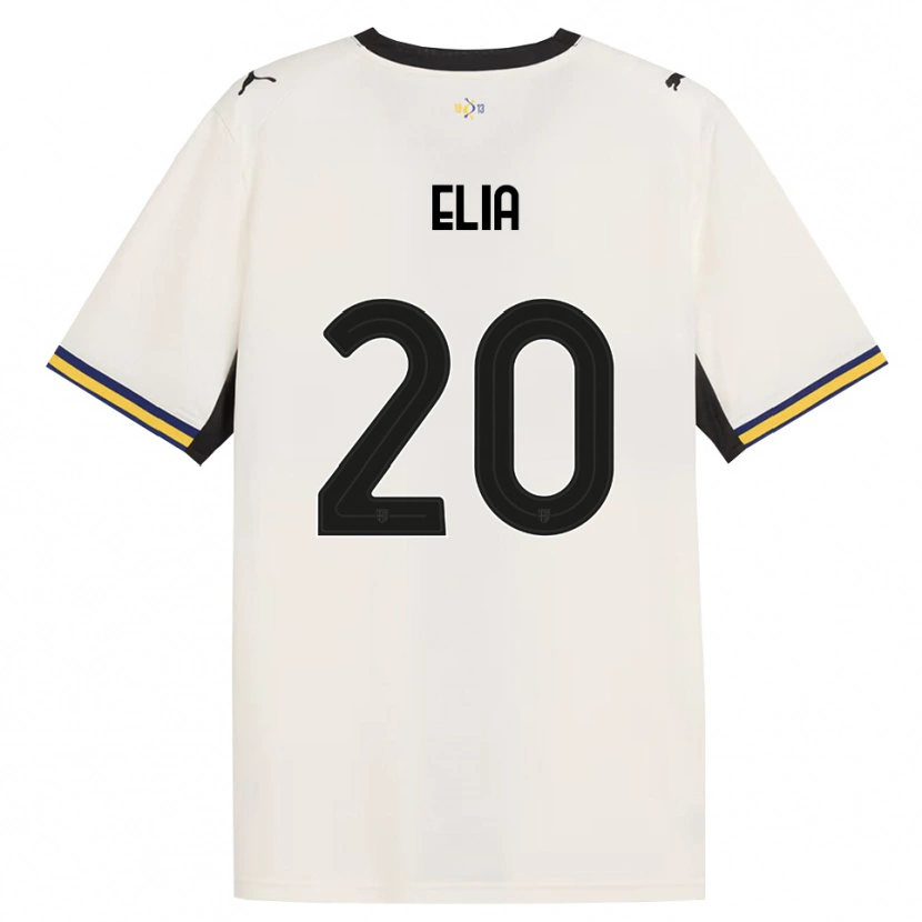 Danxen Mænd Alessandro Elia #20 Off-White Sort Gul Hjemmebane Spillertrøjer 2026/27 Trøje T-Shirt