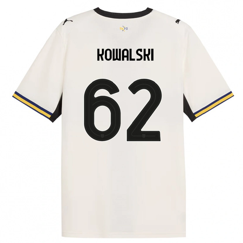 Danxen Mænd Mateusz Kowalski #62 Off-White Sort Gul Hjemmebane Spillertrøjer 2026/27 Trøje T-Shirt