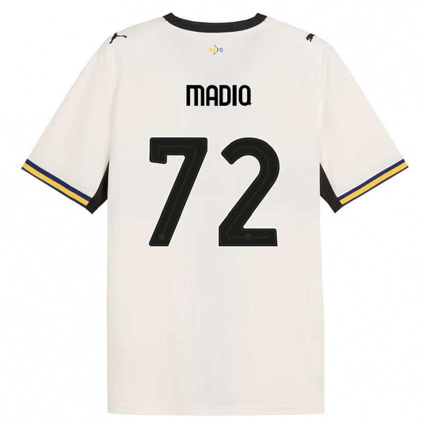 Danxen Mænd Abdelaziz Madiq #72 Off-White Sort Gul Hjemmebane Spillertrøjer 2026/27 Trøje T-Shirt