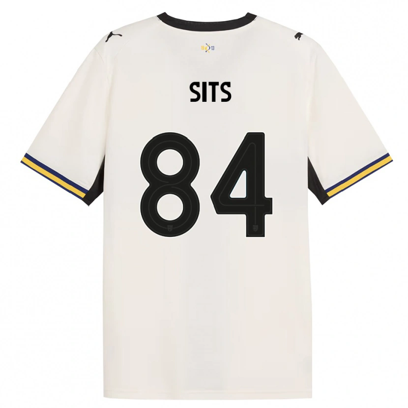 Danxen Mænd Dario Sits #84 Off-White Sort Gul Hjemmebane Spillertrøjer 2026/27 Trøje T-Shirt