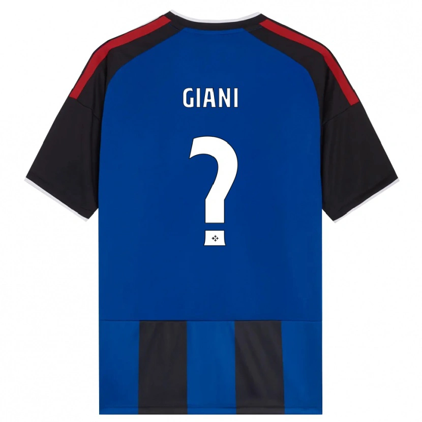 Danxen Mænd Elia Giani #0 Sort Rød Hvid Blå Hjemmebane Spillertrøjer 2026/27 Trøje T-Shirt