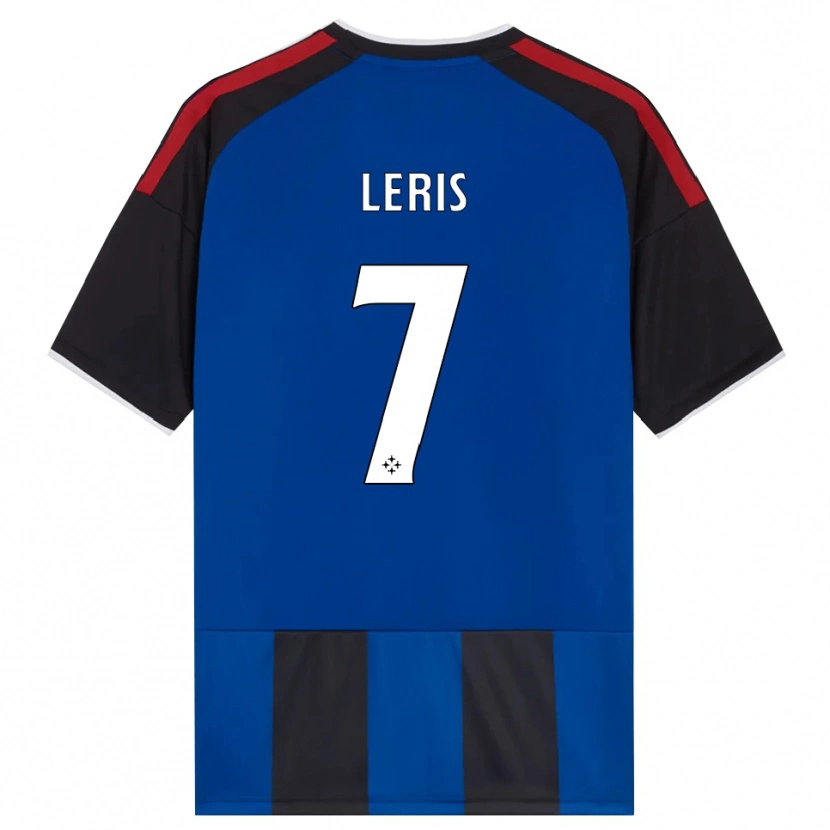 Danxen Mænd Mehdi Léris #7 Sort Rød Hvid Blå Hjemmebane Spillertrøjer 2026/27 Trøje T-Shirt