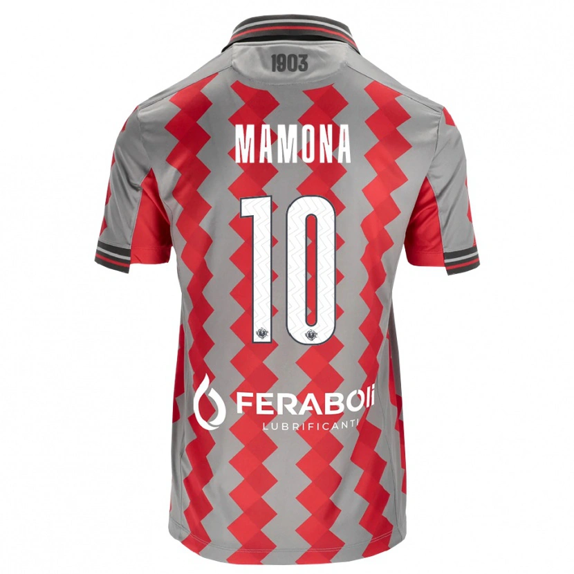 Danxen Mænd Blue Mamona #10 Grå Rød Hvid Hjemmebane Spillertrøjer 2026/27 Trøje T-Shirt