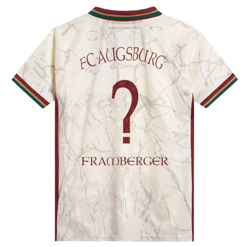 Danxen Mænd Raphael Framberger #0 Grøn Ris Hvid Bordeaux Hjemmebane Spillertrøjer 2026/27 Trøje T-Shirt