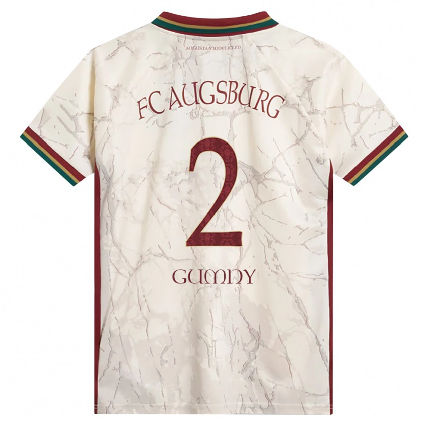 Danxen Mænd Robert Gumny #2 Grøn Ris Hvid Bordeaux Hjemmebane Spillertrøjer 2026/27 Trøje T-Shirt