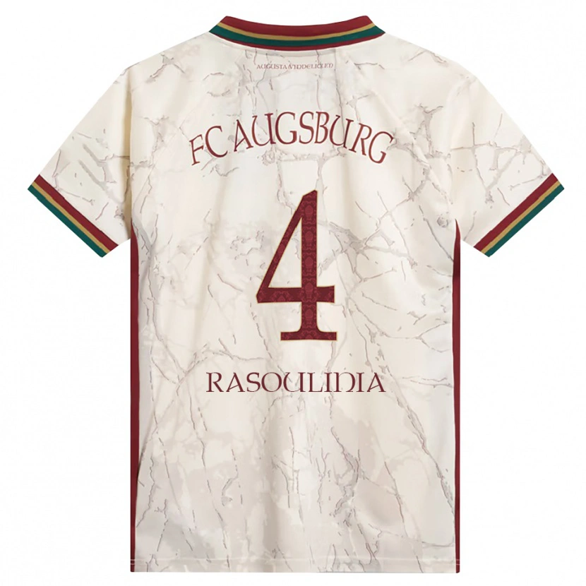 Danxen Mænd Nick Rasoulinia #4 Grøn Ris Hvid Bordeaux Hjemmebane Spillertrøjer 2026/27 Trøje T-Shirt