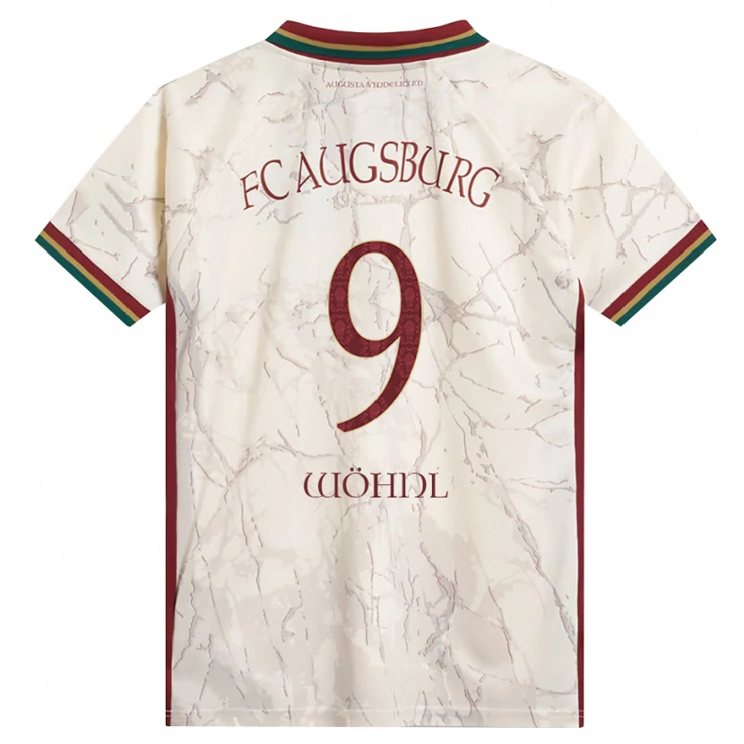 Danxen Mænd Tobias Wöhnl #9 Grøn Ris Hvid Bordeaux Hjemmebane Spillertrøjer 2026/27 Trøje T-Shirt