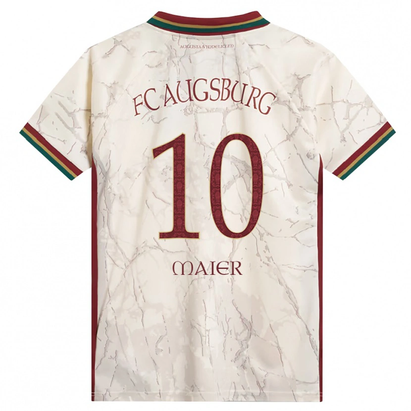 Danxen Mænd Arne Maier #10 Grøn Ris Hvid Bordeaux Hjemmebane Spillertrøjer 2026/27 Trøje T-Shirt