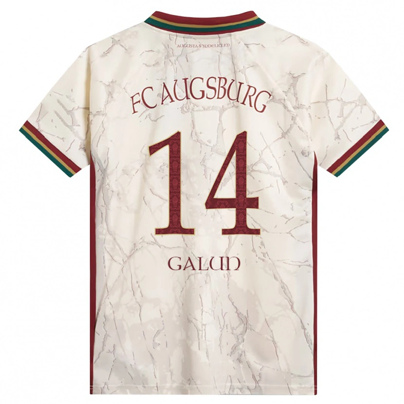 Danxen Mænd Damian Galun #14 Grøn Ris Hvid Bordeaux Hjemmebane Spillertrøjer 2026/27 Trøje T-Shirt