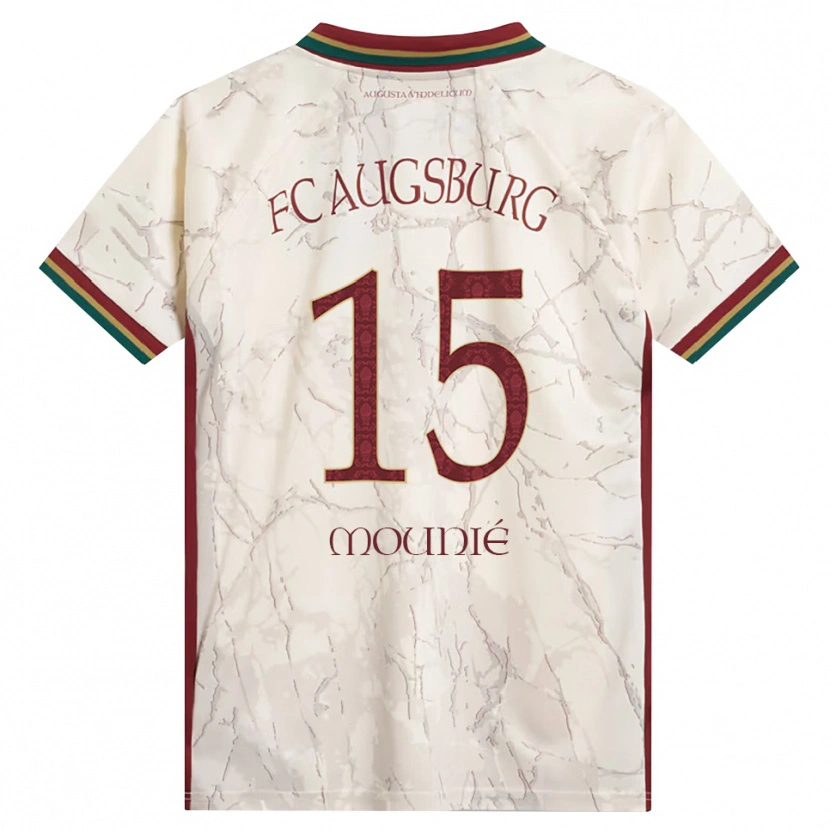 Danxen Mænd Steve Mounié #15 Grøn Ris Hvid Bordeaux Hjemmebane Spillertrøjer 2026/27 Trøje T-Shirt