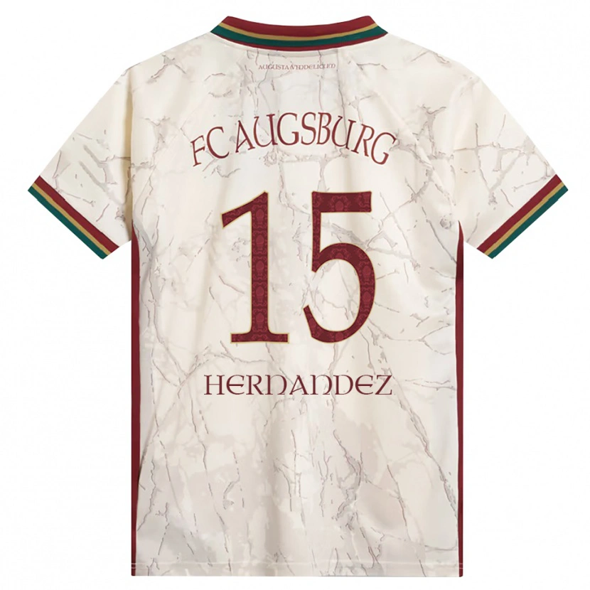 Danxen Mænd Saidu Hernandez #15 Grøn Ris Hvid Bordeaux Hjemmebane Spillertrøjer 2026/27 Trøje T-Shirt