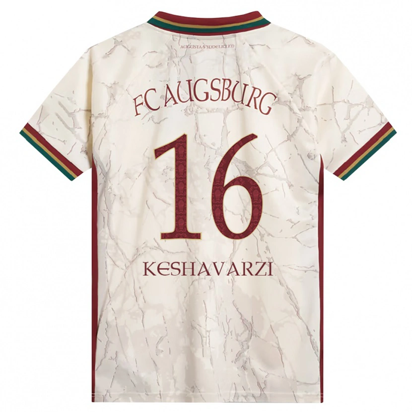 Danxen Mænd Nicolas Keshavarzi #16 Grøn Ris Hvid Bordeaux Hjemmebane Spillertrøjer 2026/27 Trøje T-Shirt