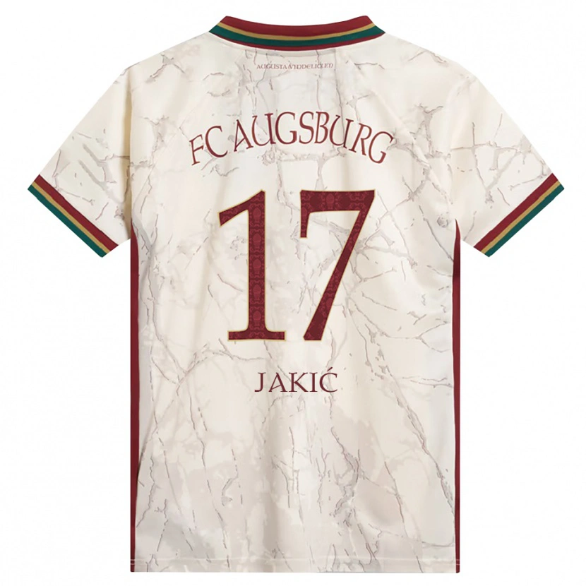 Danxen Mænd Kristijan Jakic #17 Grøn Ris Hvid Bordeaux Hjemmebane Spillertrøjer 2026/27 Trøje T-Shirt