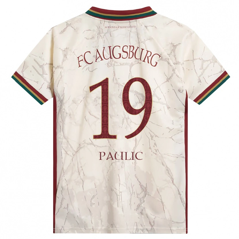 Danxen Mænd Anthony Paulic #19 Grøn Ris Hvid Bordeaux Hjemmebane Spillertrøjer 2026/27 Trøje T-Shirt