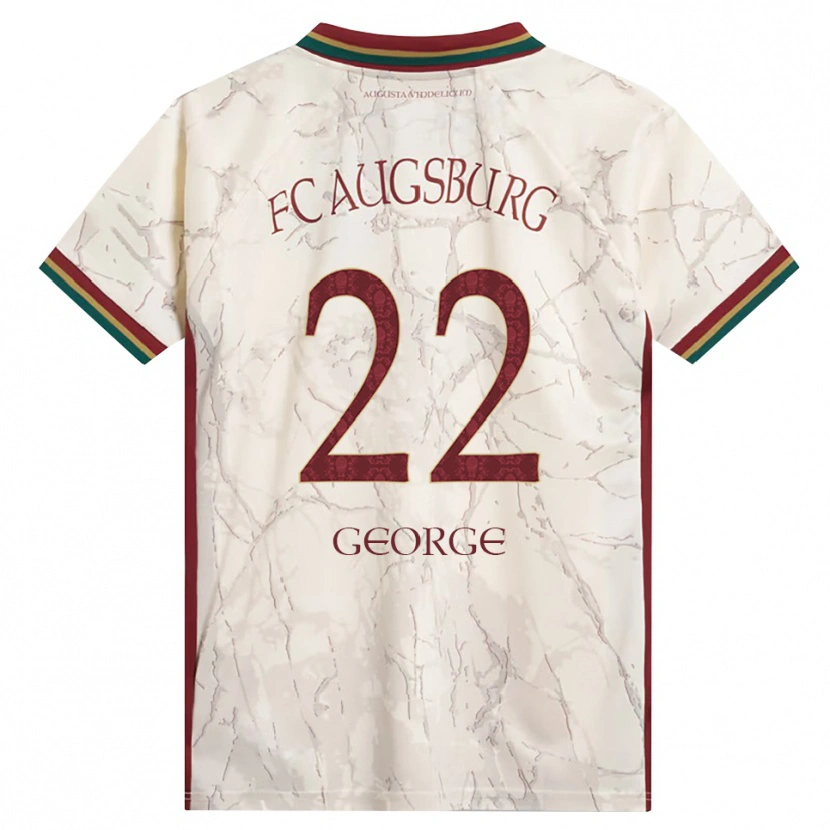 Danxen Mænd Noah George #22 Grøn Ris Hvid Bordeaux Hjemmebane Spillertrøjer 2026/27 Trøje T-Shirt