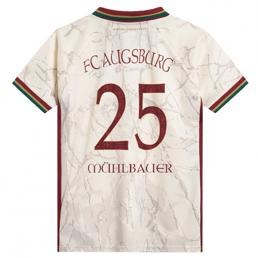 Danxen Mænd Simon Mühlbauer #25 Grøn Ris Hvid Bordeaux Hjemmebane Spillertrøjer 2026/27 Trøje T-Shirt