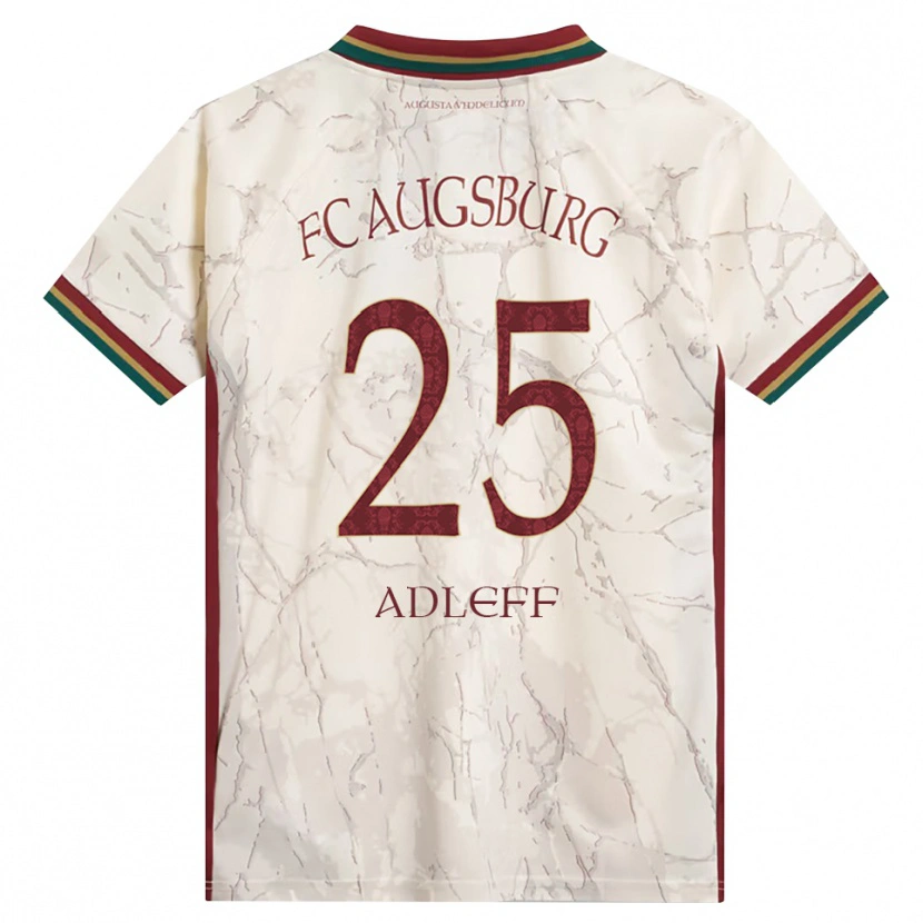 Danxen Mænd Milo Adleff #25 Grøn Ris Hvid Bordeaux Hjemmebane Spillertrøjer 2026/27 Trøje T-Shirt