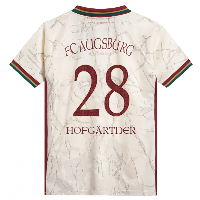 Danxen Mænd Hendrik Hofgärtner #28 Grøn Ris Hvid Bordeaux Hjemmebane Spillertrøjer 2026/27 Trøje T-Shirt