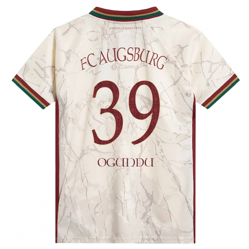 Danxen Mænd Uchenna Ogundu #39 Grøn Ris Hvid Bordeaux Hjemmebane Spillertrøjer 2026/27 Trøje T-Shirt