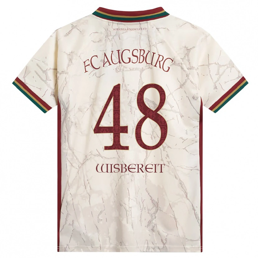Danxen Mænd Tom Wisbereit #48 Grøn Ris Hvid Bordeaux Hjemmebane Spillertrøjer 2026/27 Trøje T-Shirt