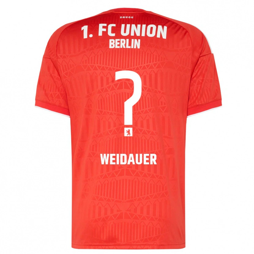 Danxen Mænd Sophie Weidauer #0 Rød Hvid Hjemmebane Spillertrøjer 2026/27 Trøje T-Shirt